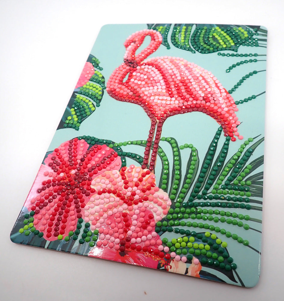 Diamond Art flamingo 13x18 cm