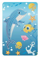 Diamond Art delfin, nemo fisk  10x15 cm