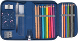 Penalhus Beckmann onezip forest deer blue m/indhold