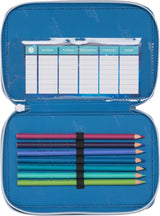 Penalhus Beckmann Triple Galaxy m/indhold