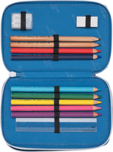Penalhus Beckmann Triple Galaxy m/indhold