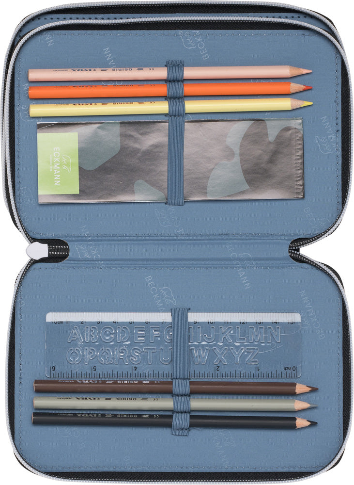 Penalhus Beckmann triple camo rex m/indhold