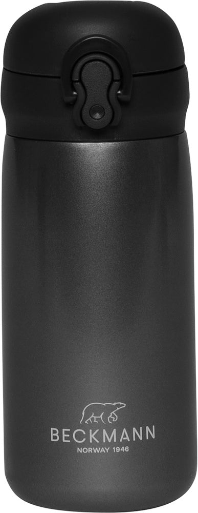 D2 Termokrus Beckmann sort 320 ml m/låsemekanisme
