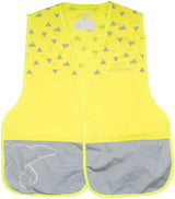 Refleksvest Beckmann gul børnestørrelse m/velcro