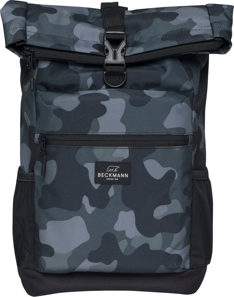 Rygsæk Beckmann sport light rolltop camo m/brystrem