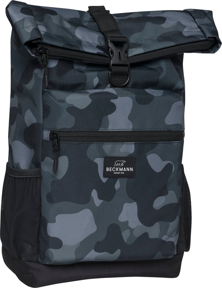 Rygsæk Beckmann sport light rolltop camo m/brystrem