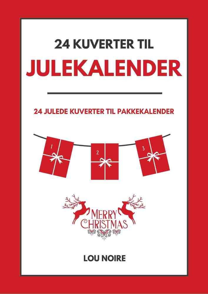 24 kuverter til julekalender