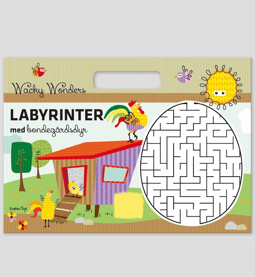 Wacky Wonders Aktivitetshæfte labyrinter