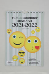 SKOLEFAMILIEKALENDER 2021/22 A4 SMILEY