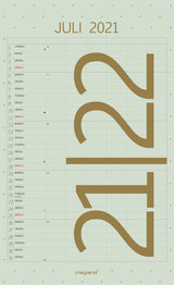 SKOLEÅRSKALENDER 21/22 MAYLAND COLOR 6 PERSONER