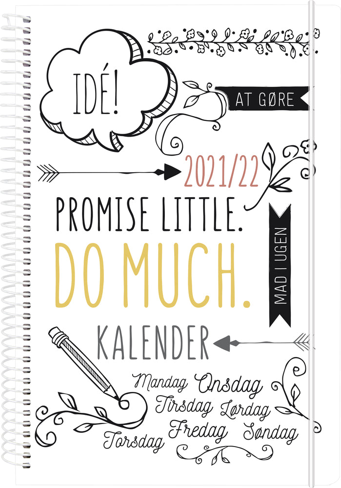 STUDIEKALENDER 21/22 MAYLAND A5 DOODLE I UGE