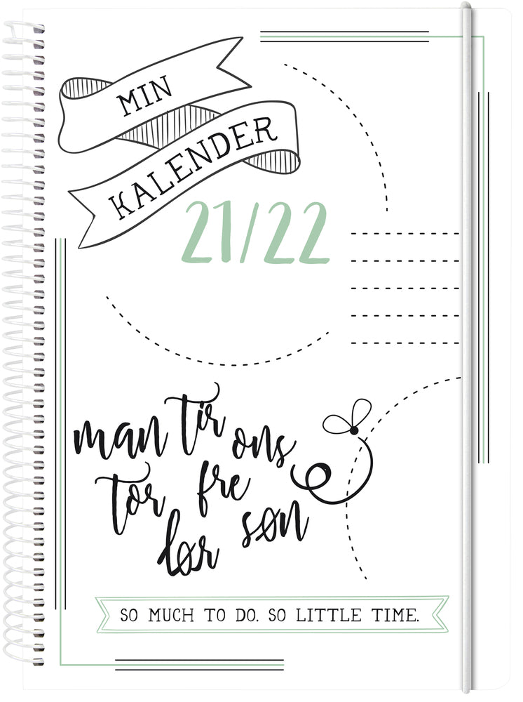 STUDIEKALENDER 21/22 MAYLAND A5 DOODLE II UGE