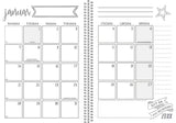 STUDIEKALENDER 21/22 MAYLAND A5 DOODLE II UGE