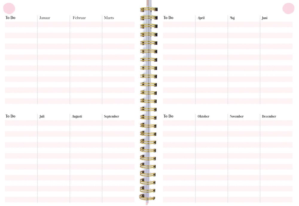 STUDIEKALENDER 21/22 MAYLAND LIFE PLANNER A5 PINK UGE