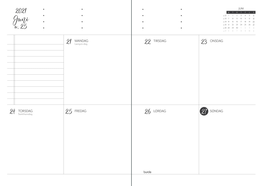 STUDIEKALENDER 21/22 MAYLAND A5 STUDENT PLANNER