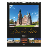 Vægkalender danske slotte 2022 29,5 x 39 cm Mayland