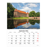 Vægkalender danske slotte 2022 29,5 x 39 cm Mayland