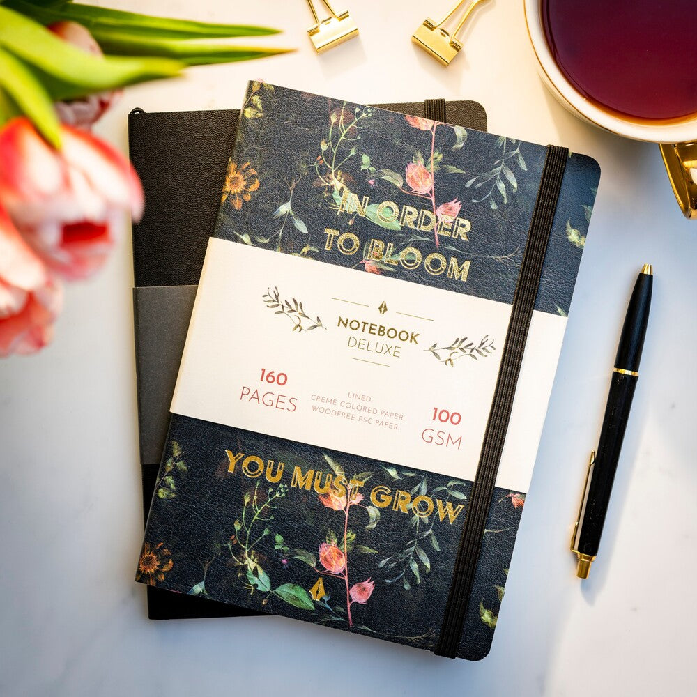 NOTESBOG DELUXE A5 BLACK