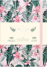 Notesbog deluxe A5 pink jungle