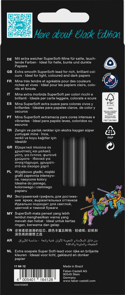 Farveblyant black edition Faber-Castell