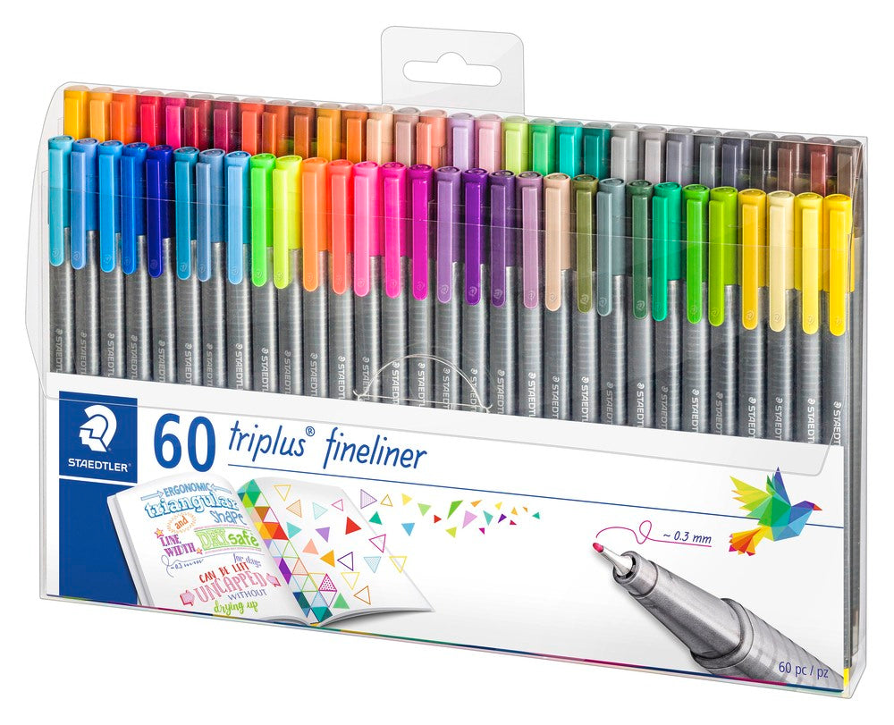 Fineliner Staedtler triplus 0,3 mm 60 stk.