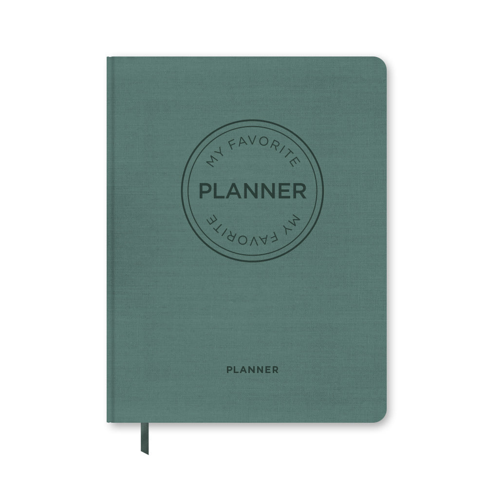 MY FAVORITE PLANNER Dateret 21 / Turkisgrøn