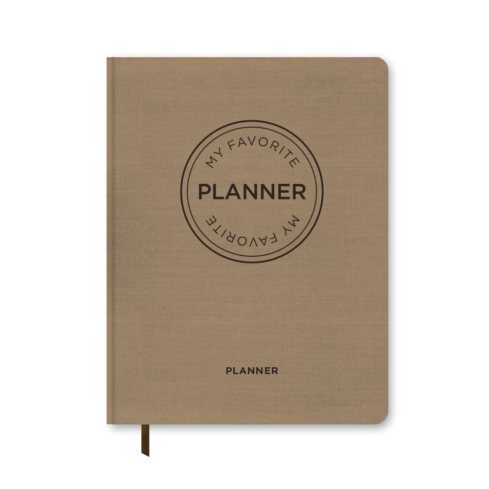 MY FAVORITE PLANNER Dateret 21 / Sand