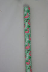 Bogbind/gavepapir flamingo/blade/striber 70cmx2m 80 g