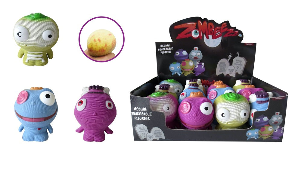 Medium Squeezable Zombeezz asst