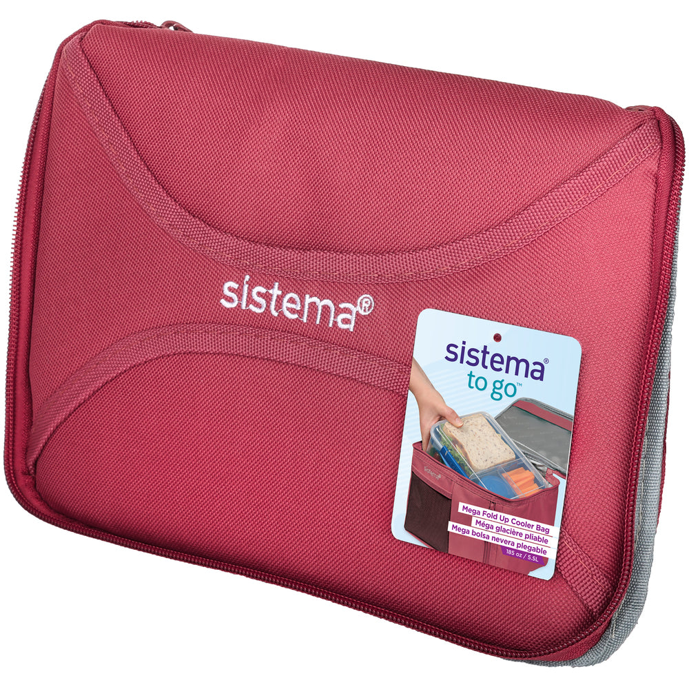 Køletaske Sistema Mega Fold Up 4 Ass Farver
