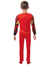 Iron Man Deluxe kostume med maske str. 7-8 år