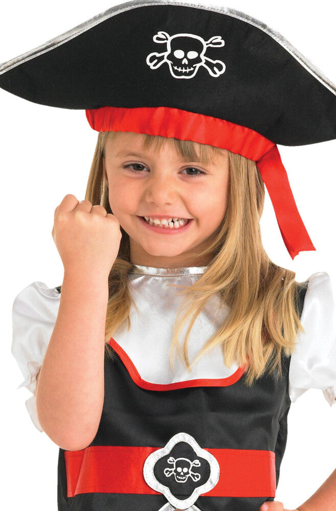 Piratpige dragt str. 7-8 år