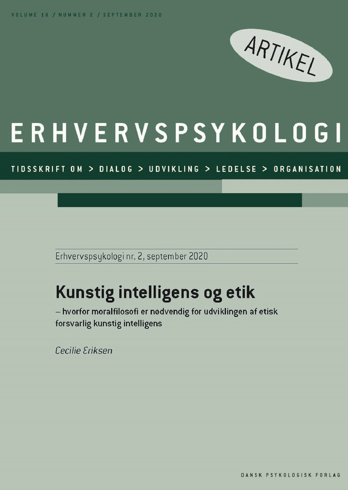 Kunstig intelligens og etik