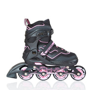 Inferno inliner rulleskøjte pink justerbar 39-42