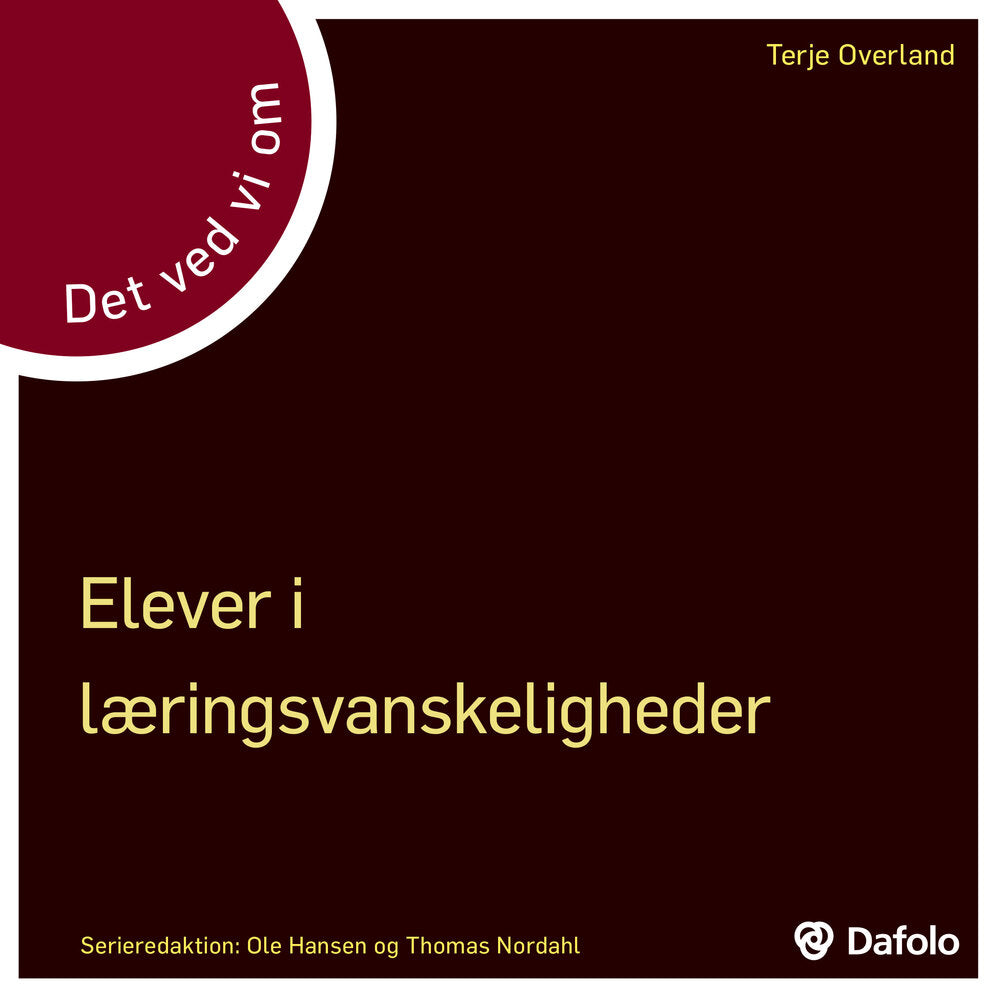 Det ved vi om - elever i læringsvanskeligheder