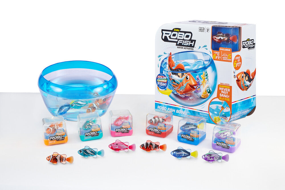 Fish bowl med 1 Robo Fish