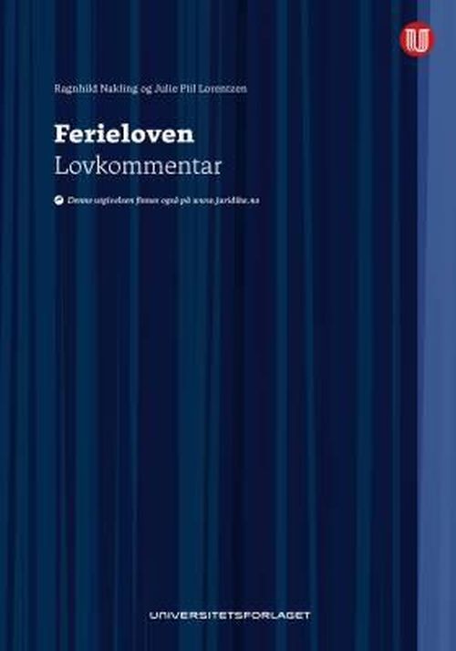 Ferieloven : lovkommentar : lov 29. april 1988 nr. 21 om ferie