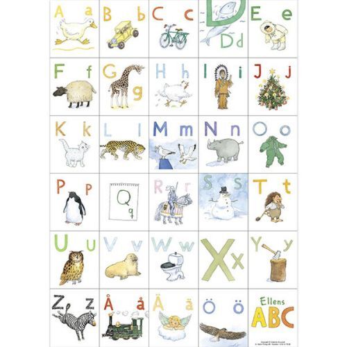 Ellens ABC plakat