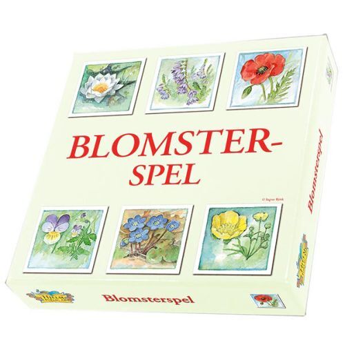 Blomsterspel - memory