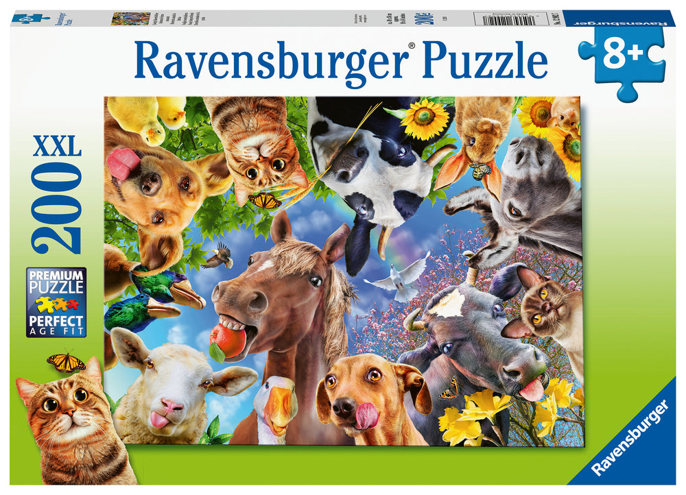 Puslespil Funny farmyard friends 200 brikker