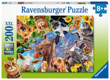 Puslespil Funny farmyard friends 200 brikker