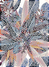 Diamond Art hawaii blomster 13 x 18 cm