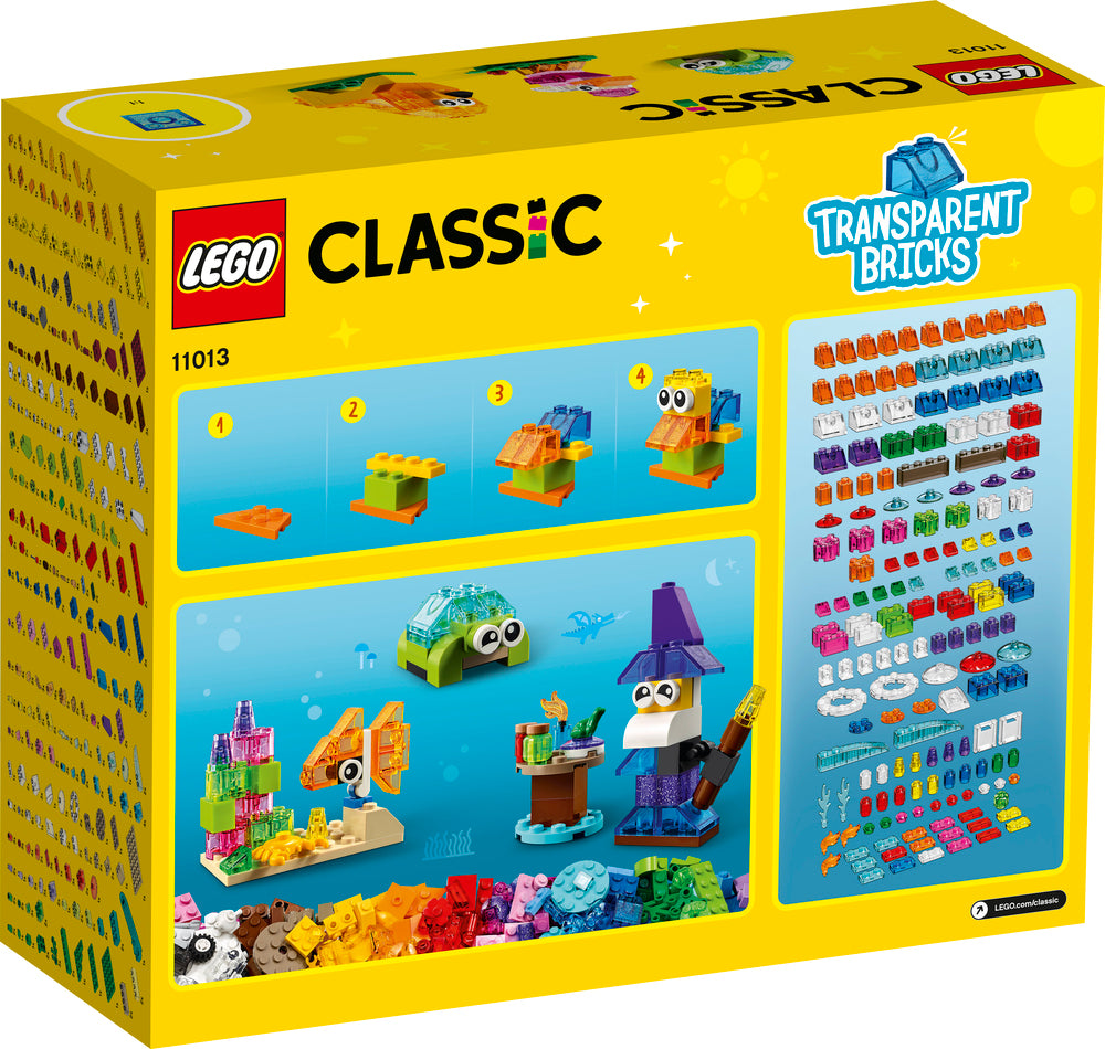 11013 LEGO Classic Kreative gennemsigtige klodser