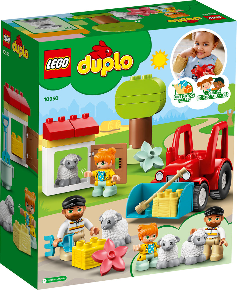 10950 LEGO DUPLO Town Traktor og Pasning Af Bondegårdsdyr