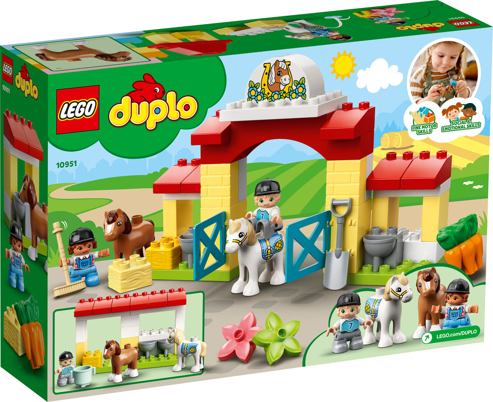 10951 LEGO DUPLO Town Hestestald og Ponypasning