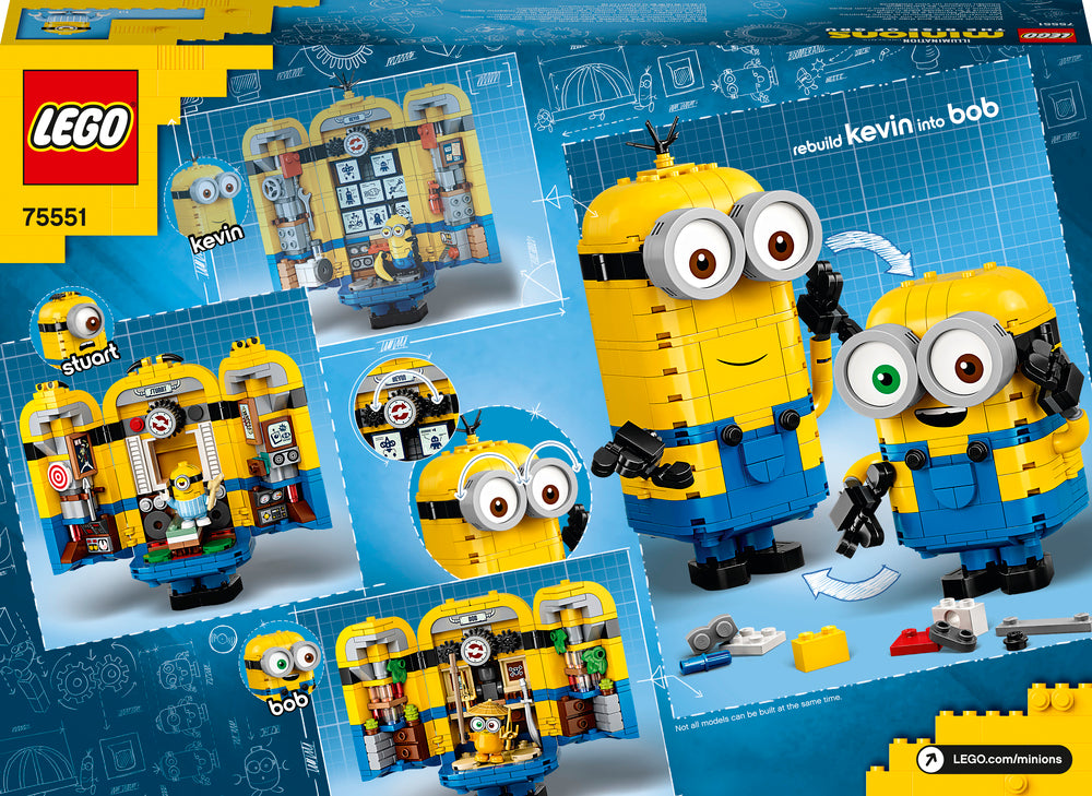 75551 LEGO Minions Klodsbyggede Minions og Deres Tilholdssted