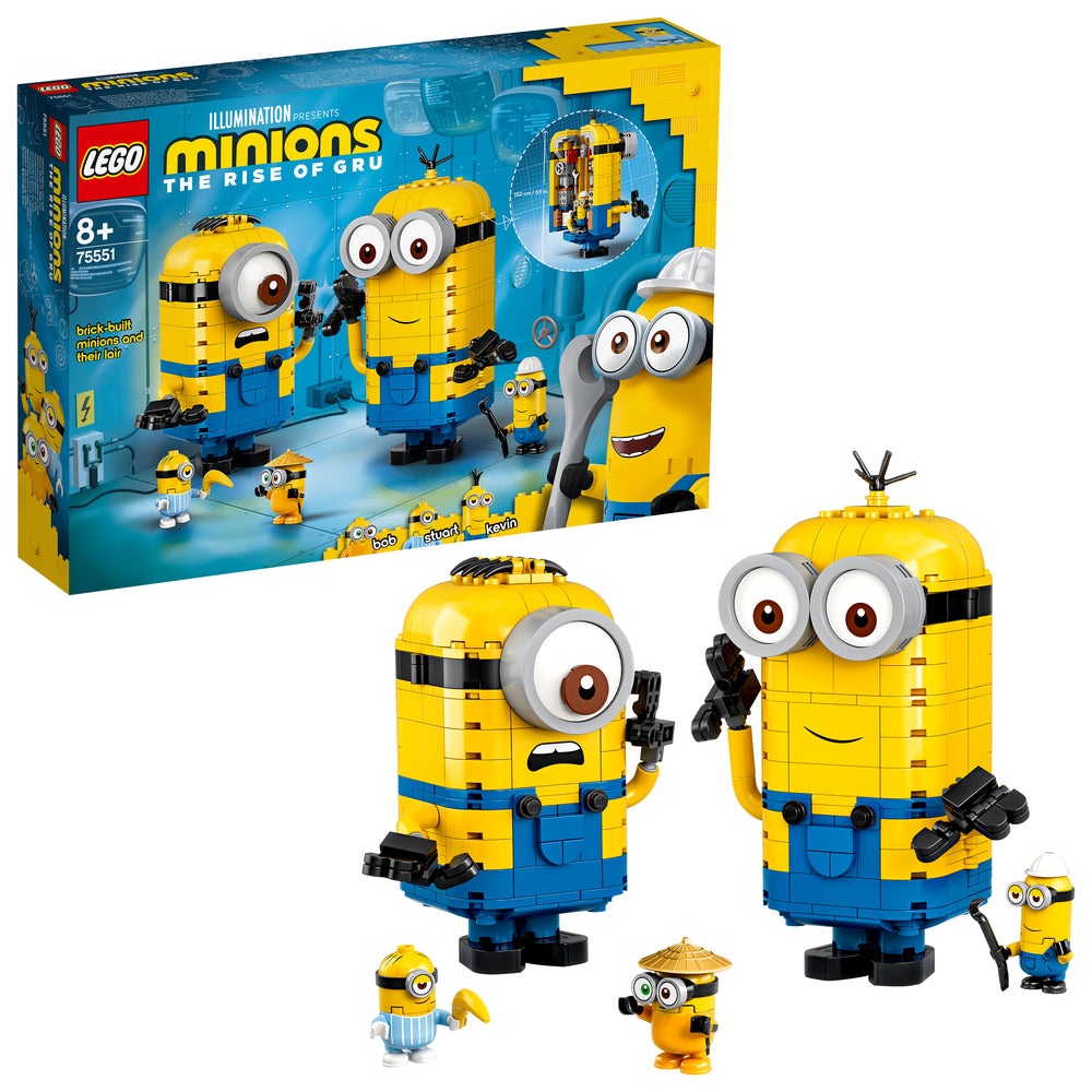 75551 LEGO Minions Klodsbyggede Minions og Deres Tilholdssted