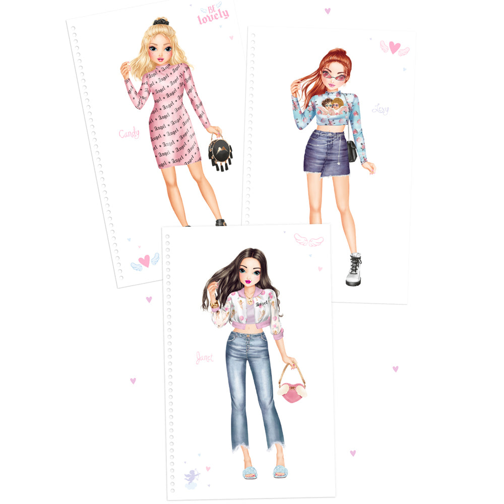 TOPModel Dress me up Designbog KITCHY ANGEL