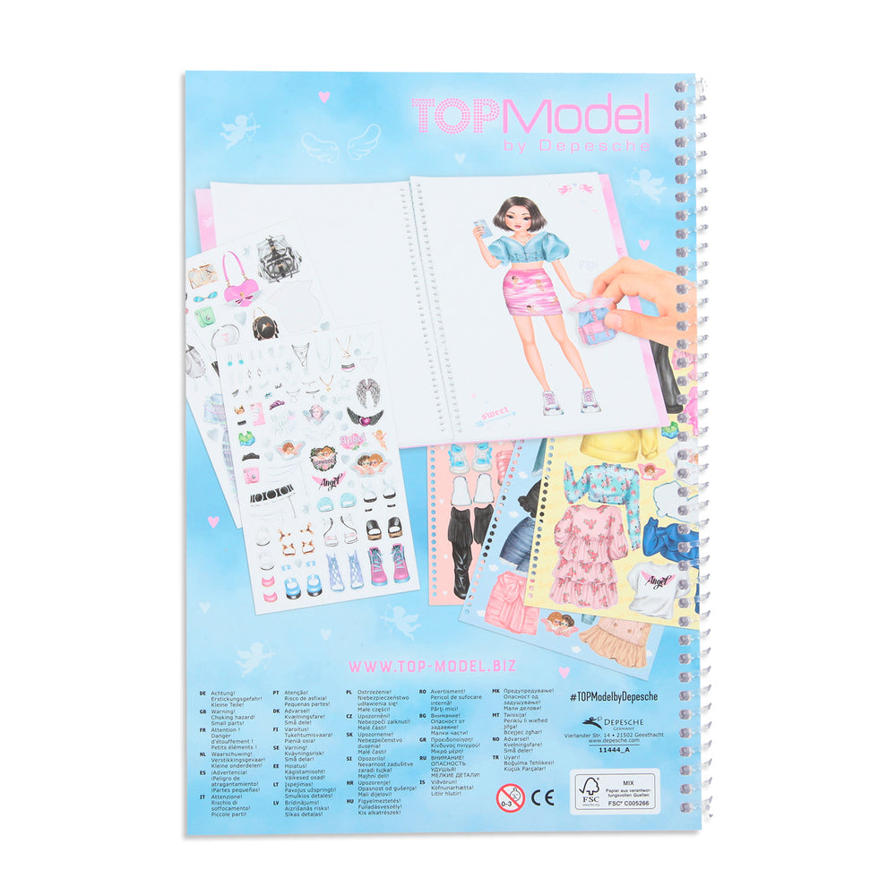 TOPModel Dress me up Designbog KITCHY ANGEL