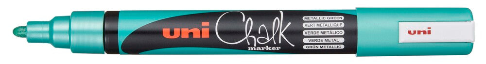 Marker Uni Chalk Pwe 5M Metallic Grøn